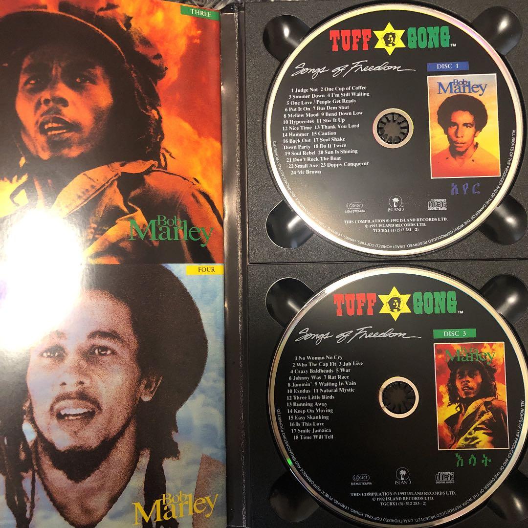 Bob Marley songs of freedom CD4枚セット