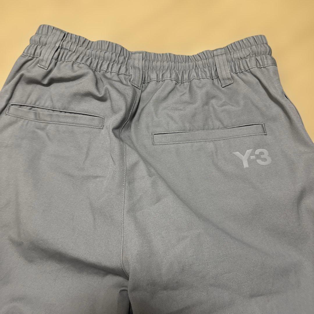さ*く様 Y-3 adidas グレー ワークパンツ ドローストリング付き