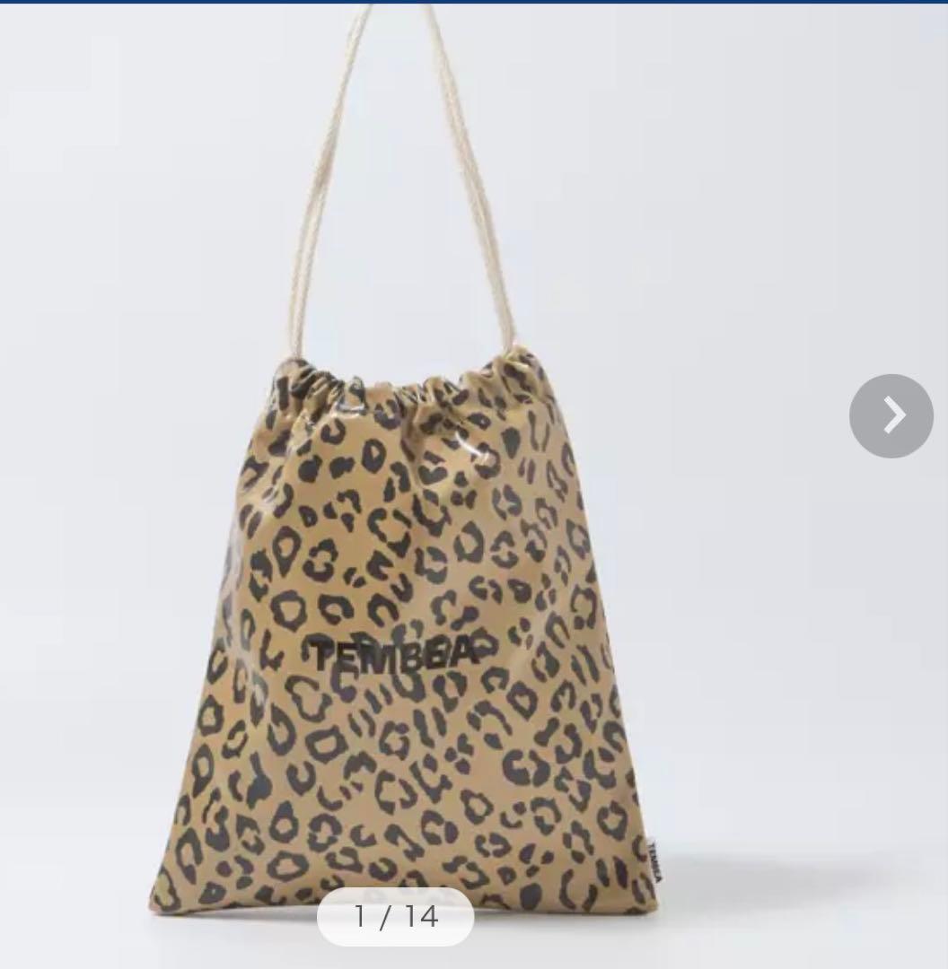 【新品】TEMBEA ヒョウ柄 ショルダーバッグ 中型