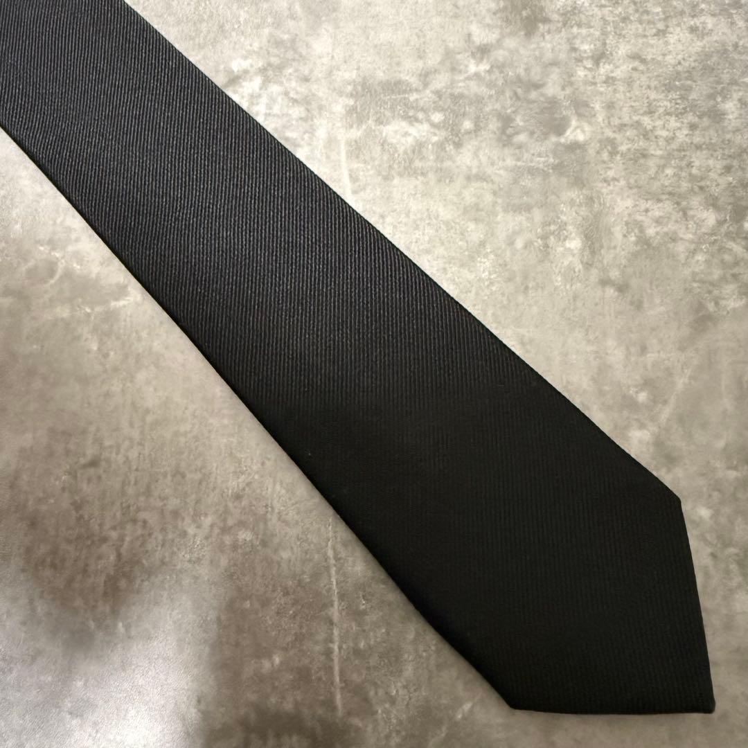 【✨美品✨】BURBERRY BLACK LABEL ネクタイ ソリッド 無地