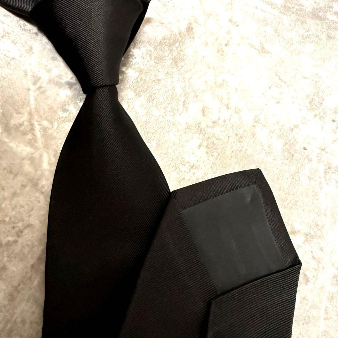 【✨美品✨】BURBERRY BLACK LABEL ネクタイ ソリッド 無地