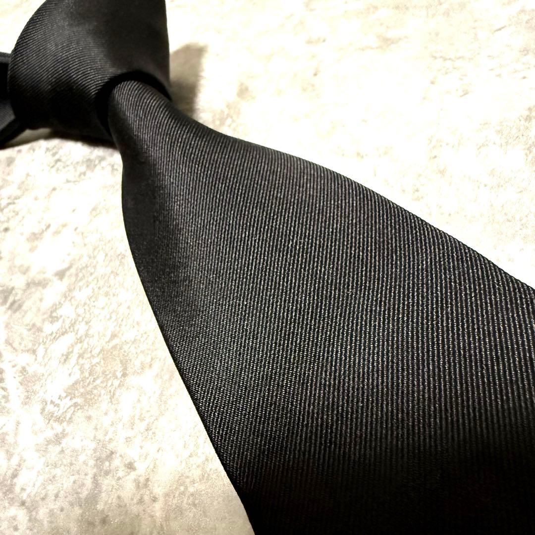 【✨美品✨】BURBERRY BLACK LABEL ネクタイ ソリッド 無地