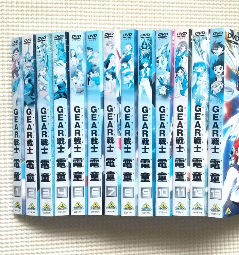 GEAR戦士 電童 全13巻 レンタル落ちDVD ギアファイター 松岡洋子