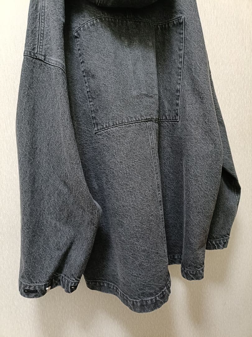 ISSUETHINGS Type45 ブラックデニムフーデッドジャケット