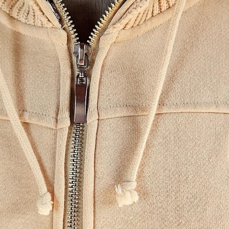 BURBERRY LONDON ジップアップパーカー ショート丈 ノバチェック