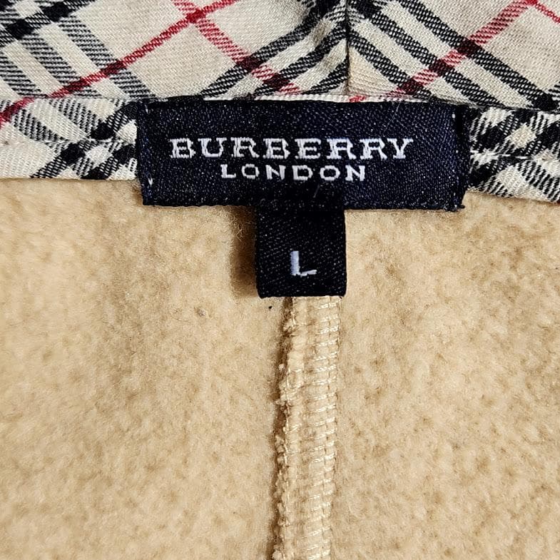 BURBERRY LONDON ジップアップパーカー ショート丈 ノバチェック