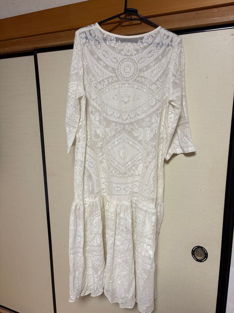 【新品】　alocasia vintage レースリメイクワンピース　レース