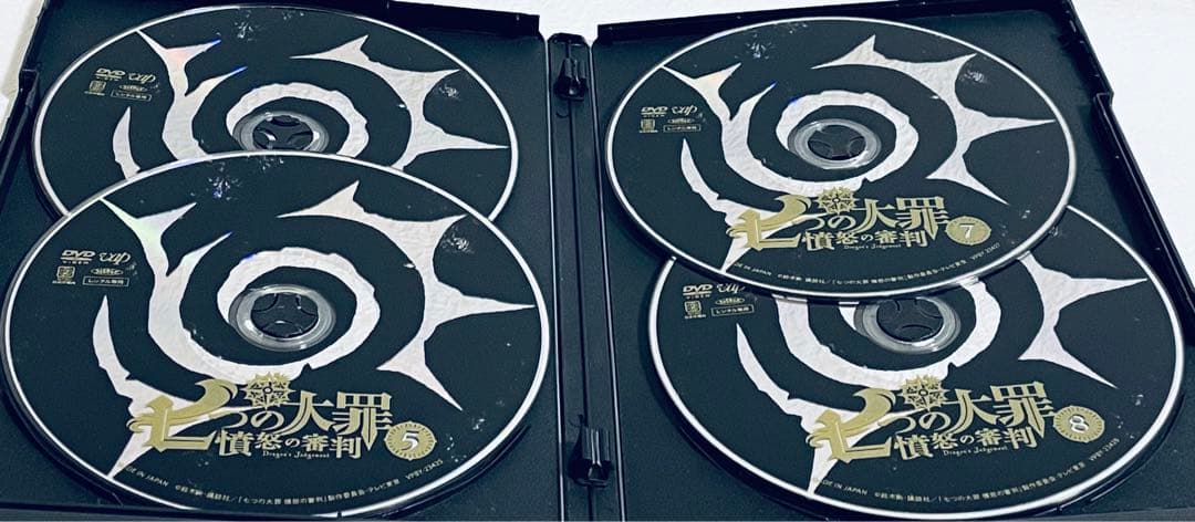 七つの大罪 憤怒の審判　【全8巻】レンタル版DVD 全巻セット　アニメ