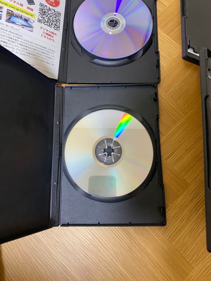 ビリヤード　DVD 羅立文1枚　栗林達3枚　中古