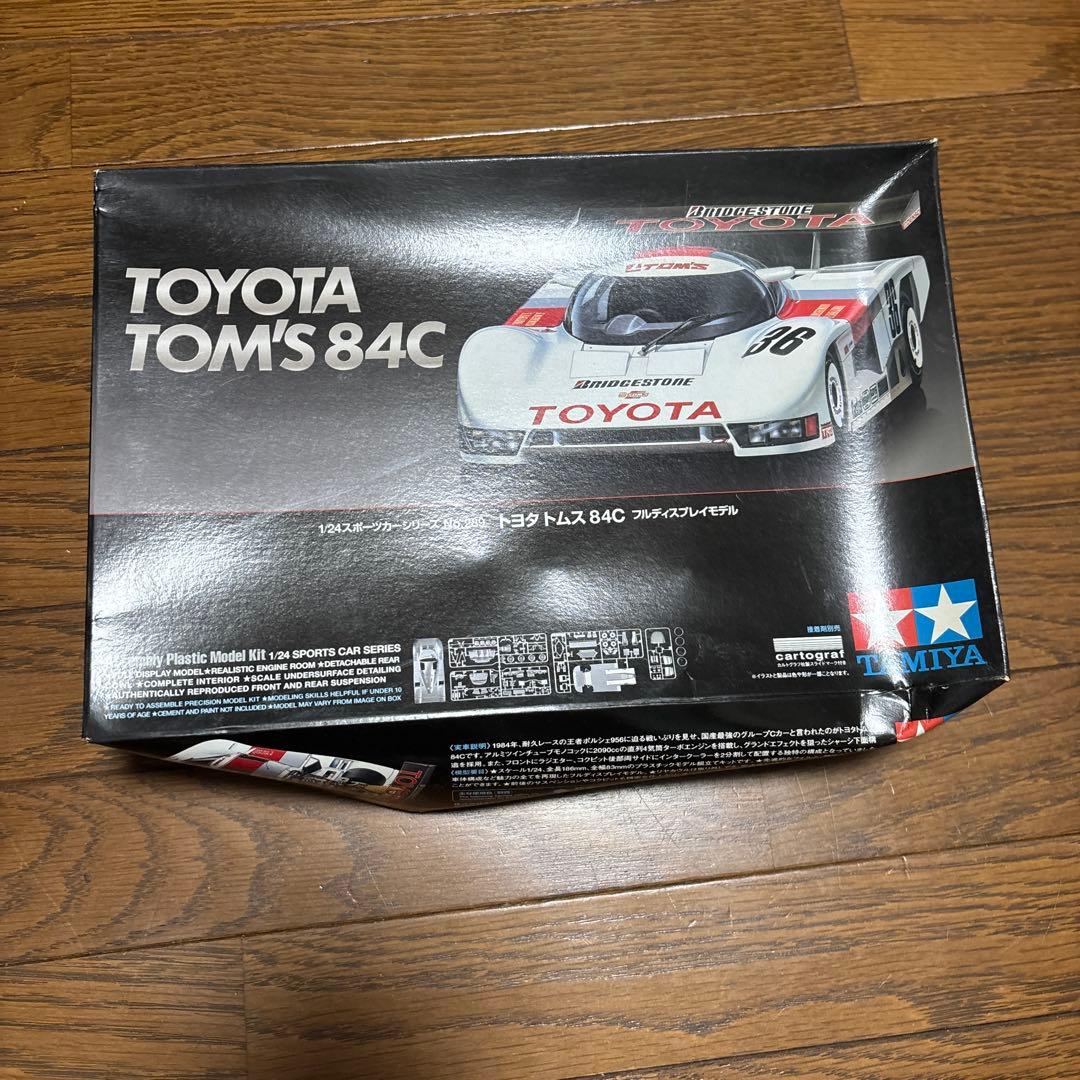 貴重 フルスポンサー カルトグラフ版 タミヤ 1/24 トヨタ・トムス 84C