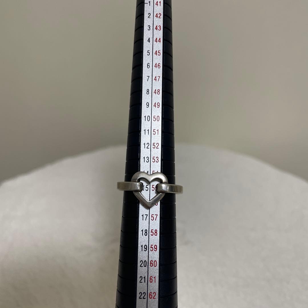 Tiffany & Co. オープンハートリング SILVER925 15号