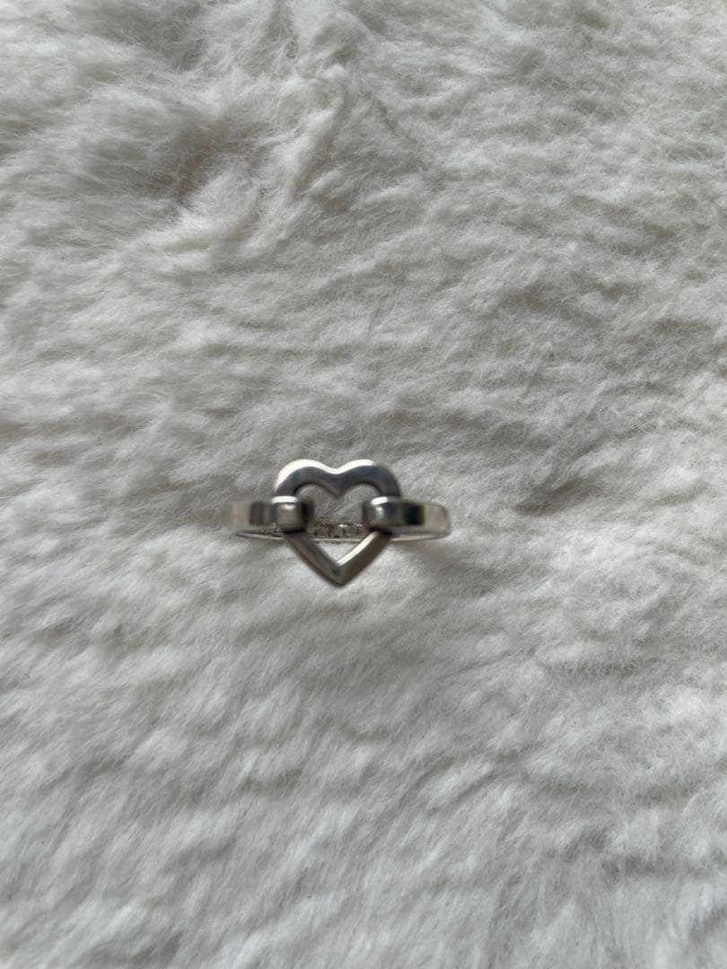 Tiffany & Co. オープンハートリング SILVER925 15号