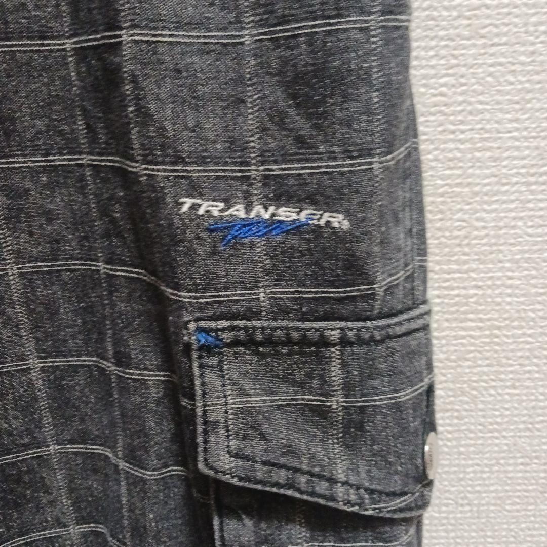 【transer】スケーター系 00s 格子柄チェック柄 カーゴパンツ
