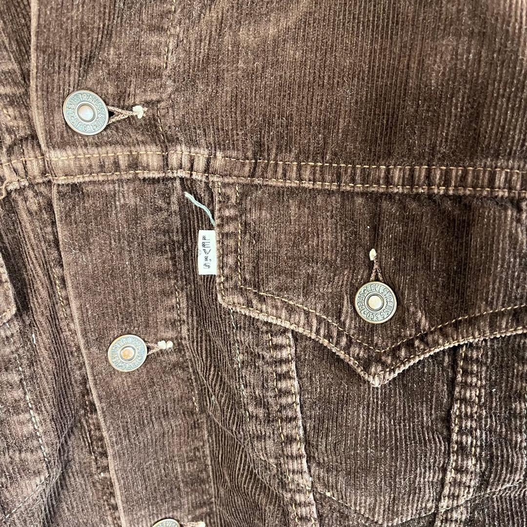 Levi’s リーバイス コーデュロイジャケット ブラウン メンズ 古着