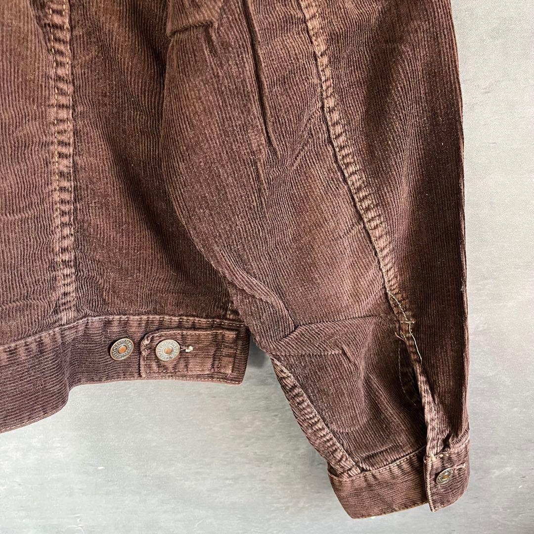 Levi’s リーバイス コーデュロイジャケット ブラウン メンズ 古着