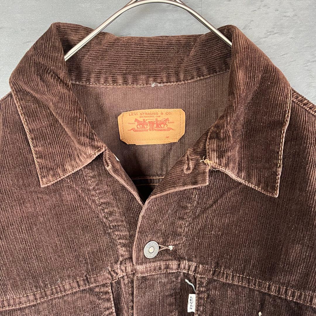 Levi’s リーバイス コーデュロイジャケット ブラウン メンズ 古着