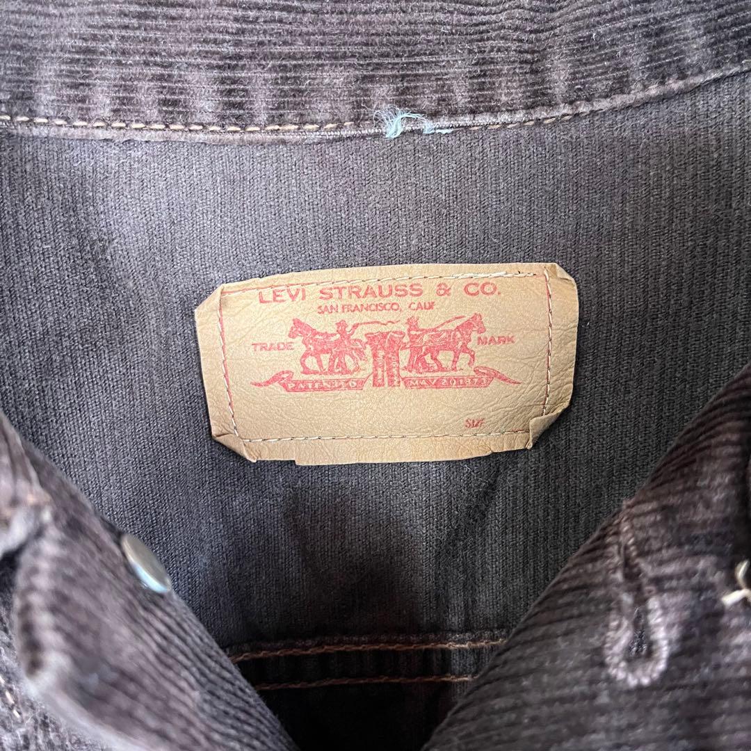 Levi’s リーバイス コーデュロイジャケット ブラウン メンズ 古着