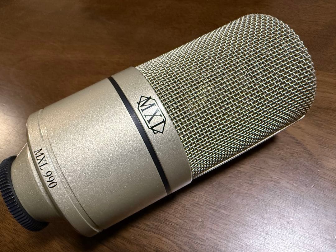 MXL 990 コンデンサーマイク ゴールド