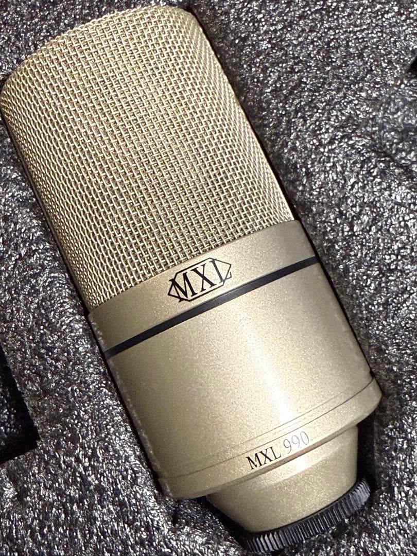 MXL 990 コンデンサーマイク ゴールド