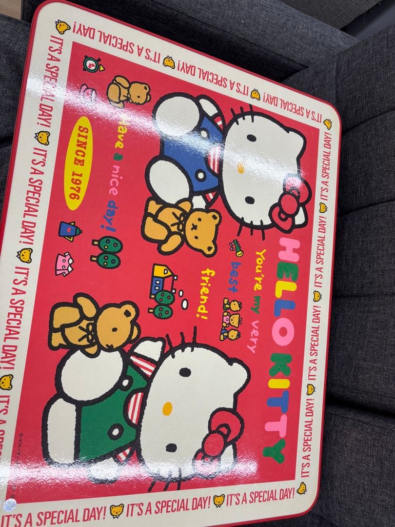 ちゃんみ！ハローキティ　折り畳みテーブル　１９９１年　レトロSanrio