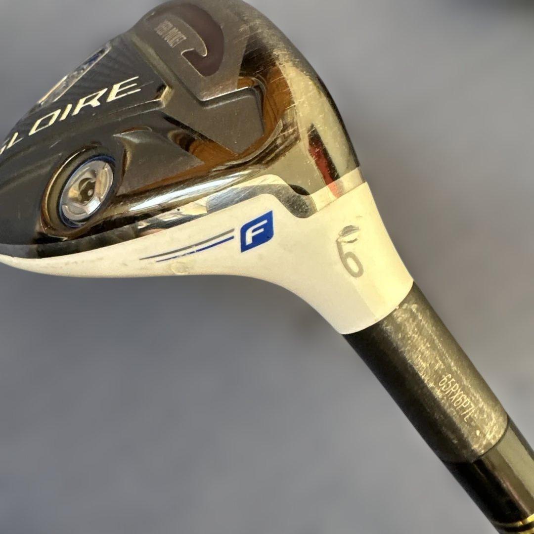 テーラーメイド　GLOIRE ユーティリティ 6番　ADAMS golf 4番付