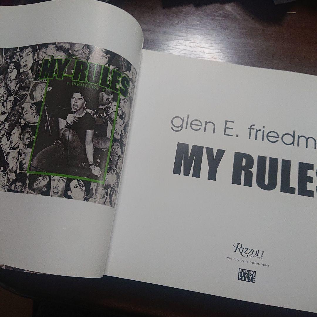 MY RULES　GLEN E. FRIEDMAN　写真集　大型洋書