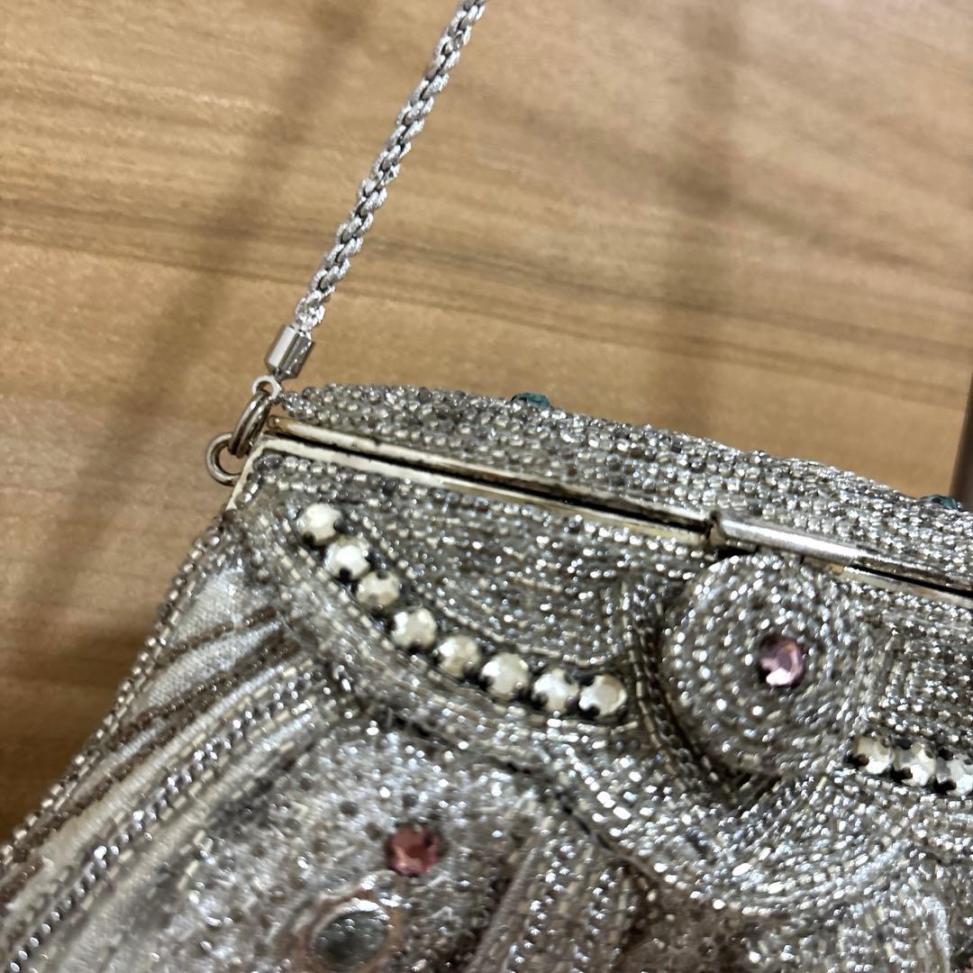 LUMY はしもと　シルバー クラッチバッグ