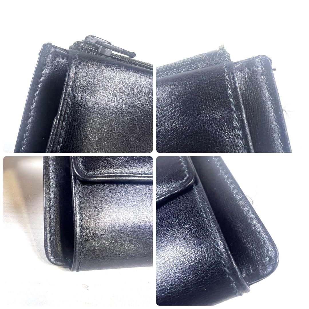 【美品】CELINE セリーヌ　キーケース　ケース　レザー　黒