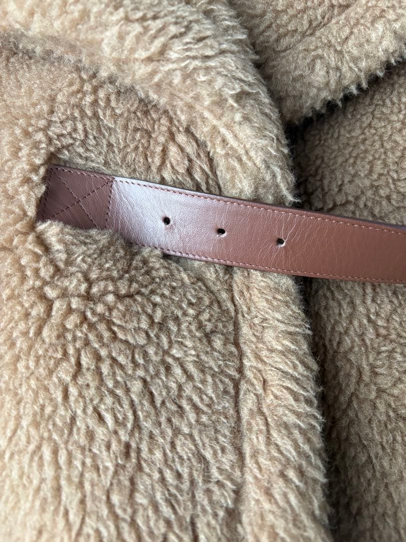 MAXMARA マックスマーラ ニューアバボ テディ　ケープ　美品