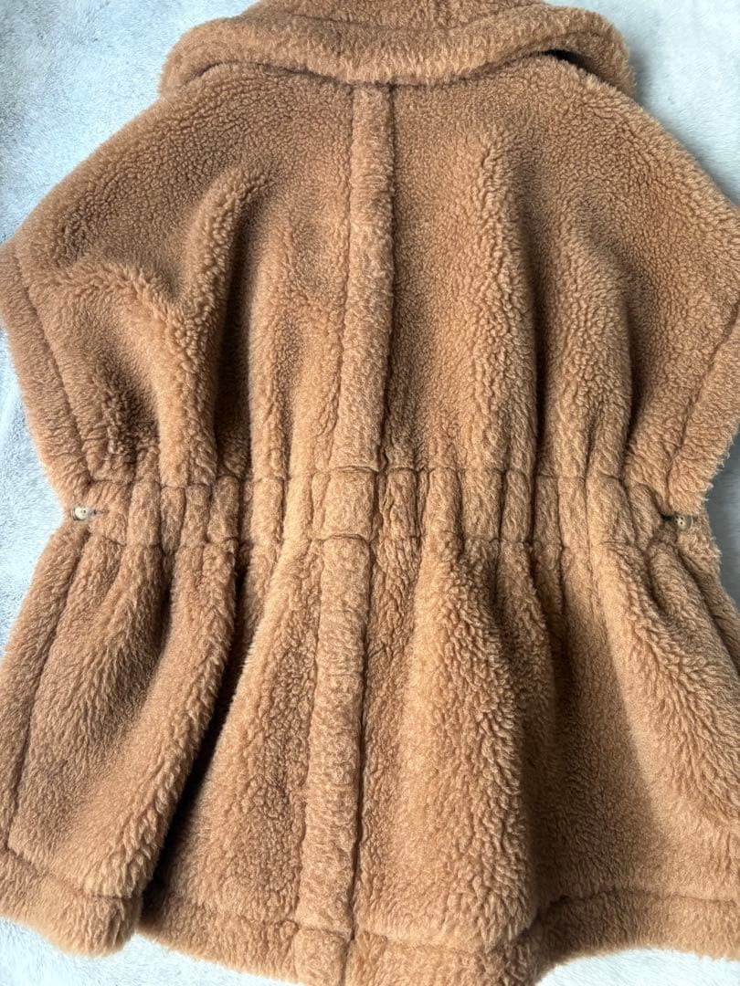 MAXMARA マックスマーラ ニューアバボ テディ　ケープ　美品