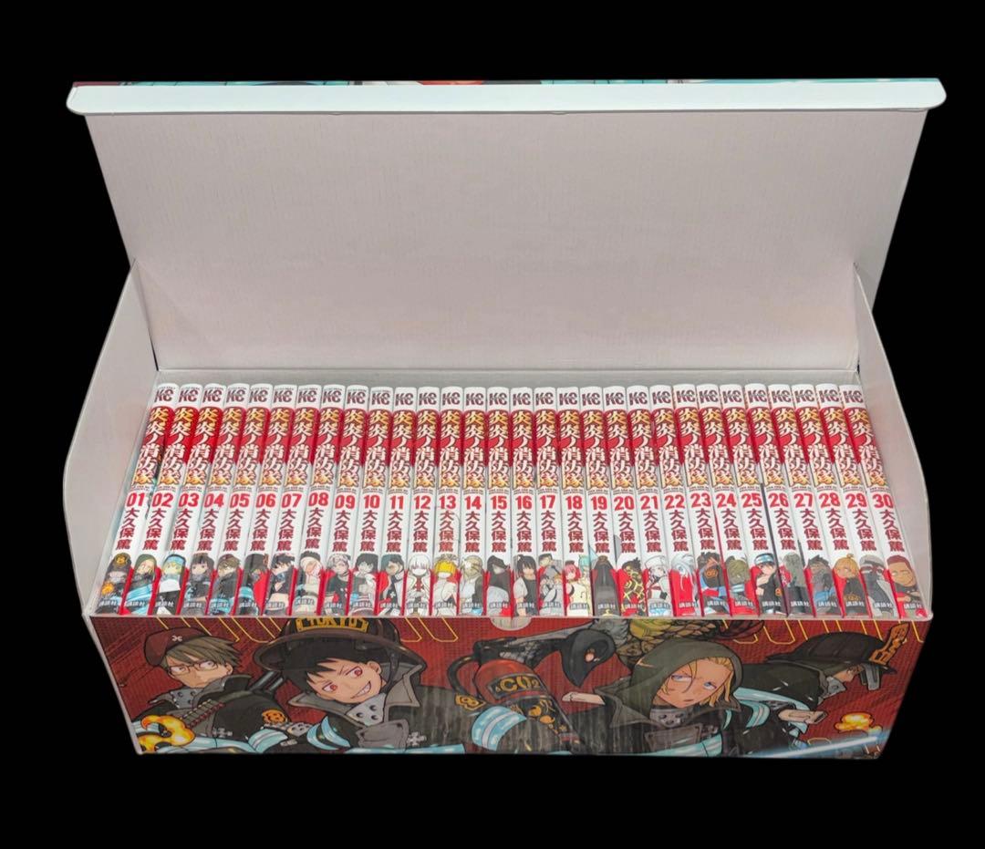 炎炎ノ消防隊 1-34巻 全巻 新品 多数 (1-30巻BOX付き)