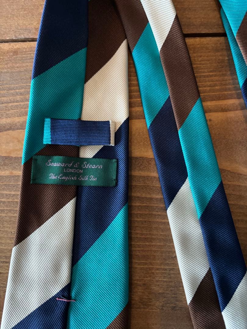 Seaward & Stearn シルクタイ beams f ビームスエフ