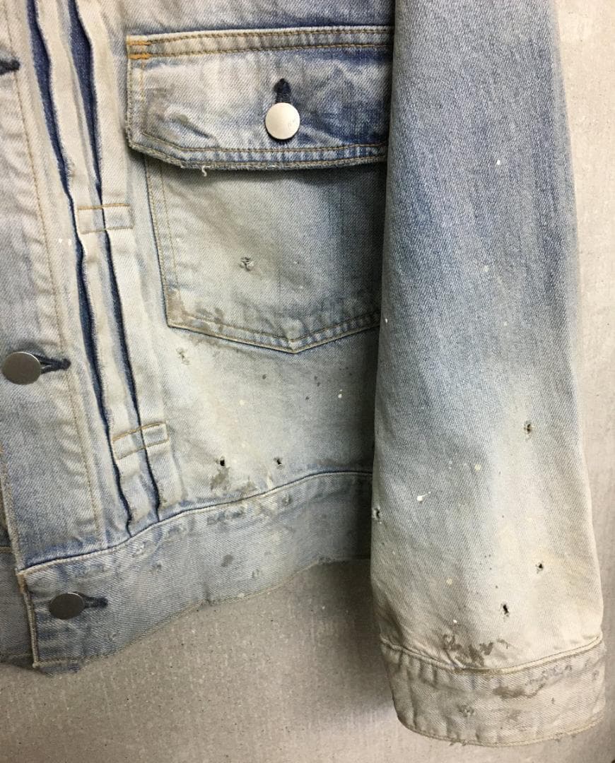 アンセルム 25ss 美品 ダメージ加工 Gジャン デニム ジャケット サイズ2