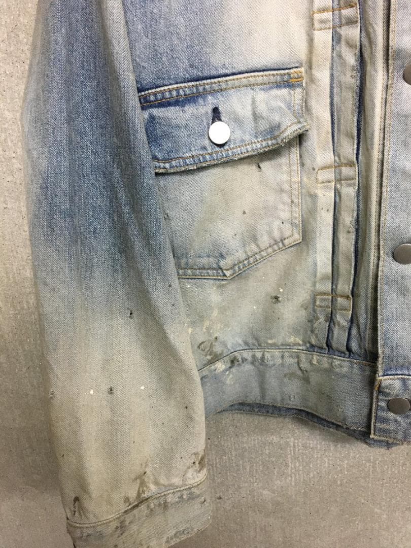 アンセルム 25ss 美品 ダメージ加工 Gジャン デニム ジャケット サイズ2
