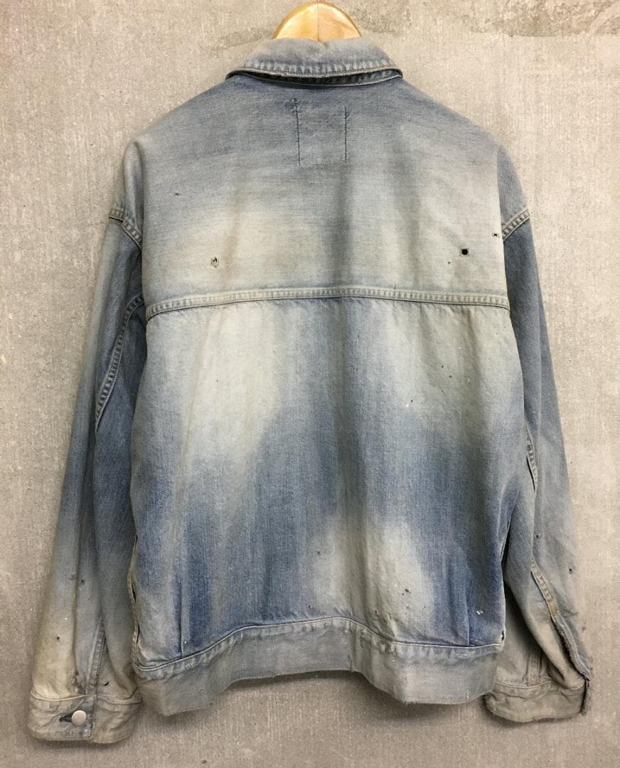 アンセルム 25ss 美品 ダメージ加工 Gジャン デニム ジャケット サイズ2