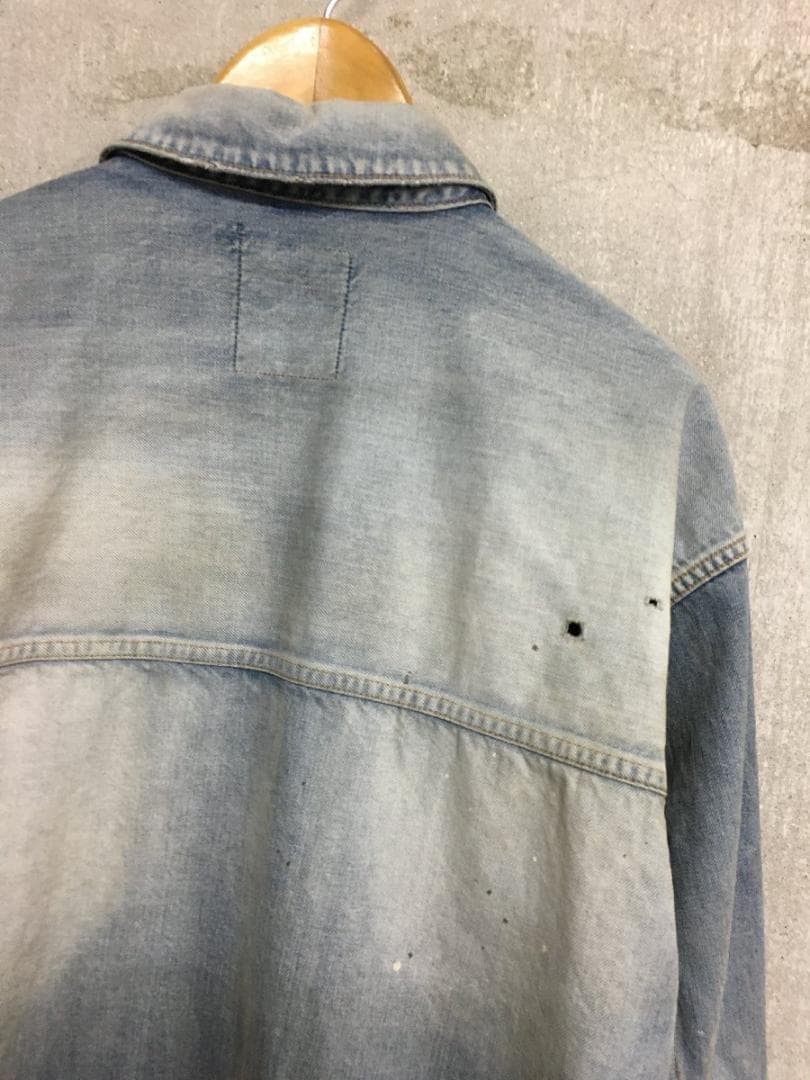 アンセルム 25ss 美品 ダメージ加工 Gジャン デニム ジャケット サイズ2