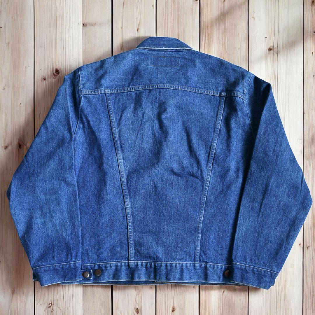 02M725◯ 80s Wrangler トラッカー デニムジャケット 44