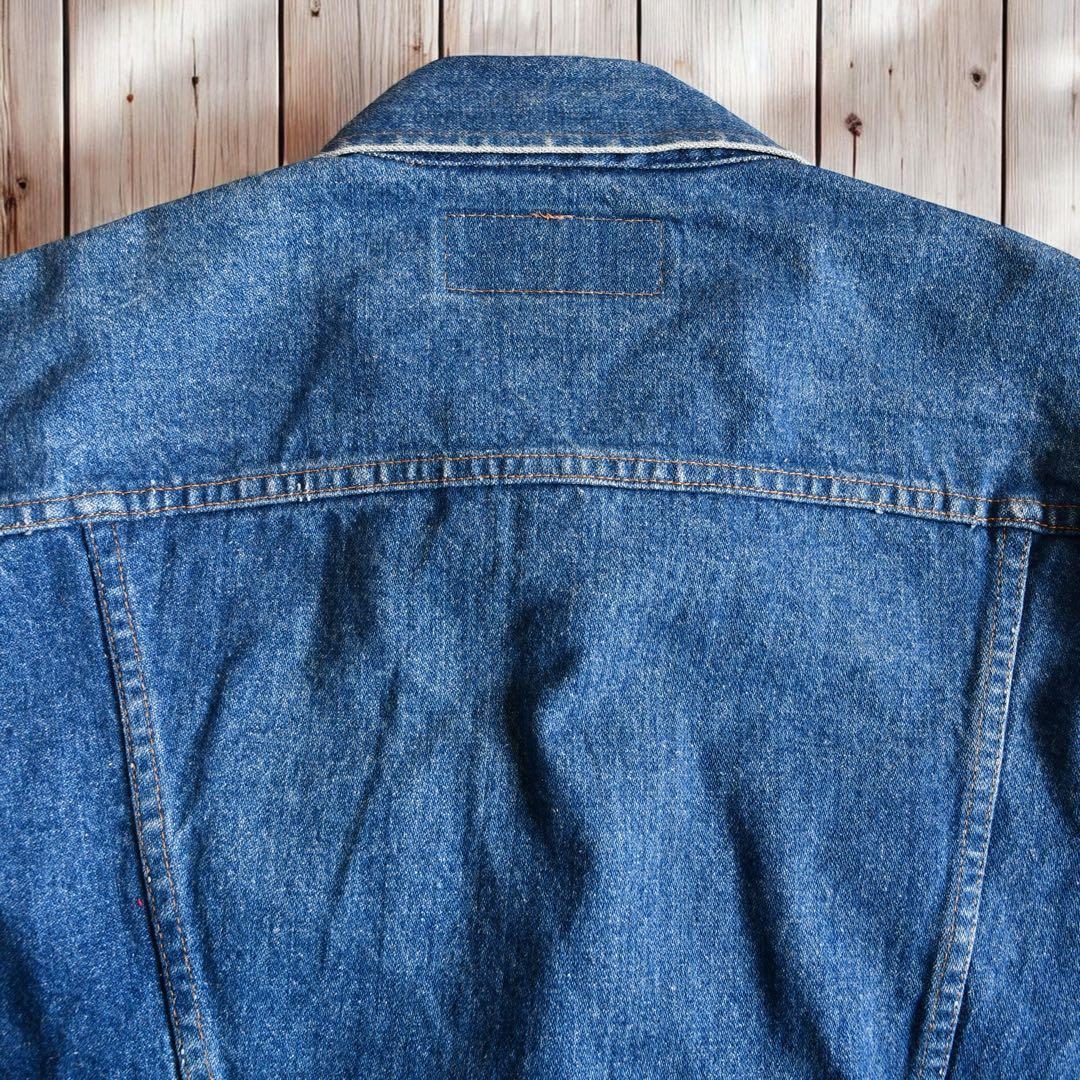 02M725◯ 80s Wrangler トラッカー デニムジャケット 44