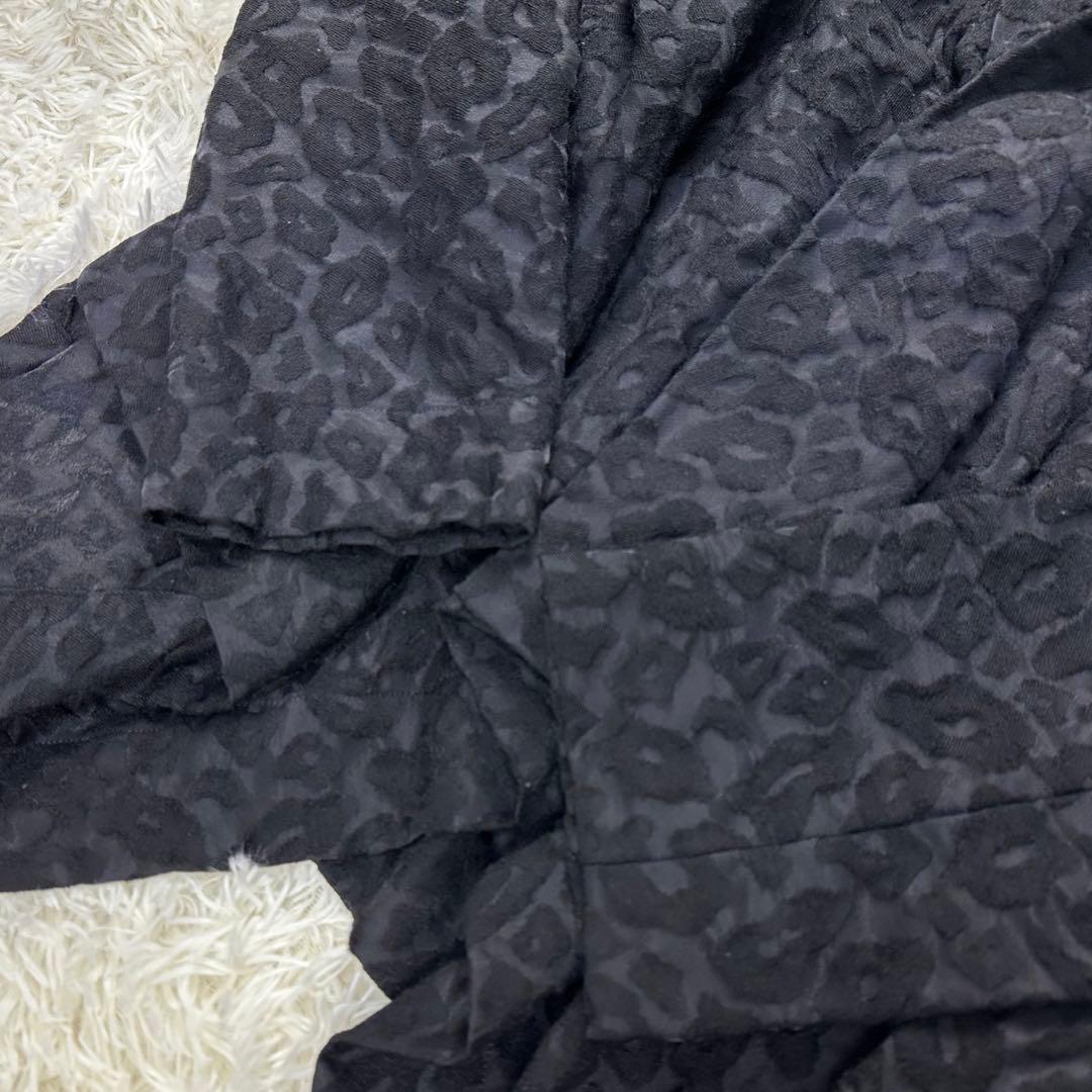 極美品✨ヴィヴィアンウエストウッド 変形ジャケット ケープ風 リボン ヒョウ柄