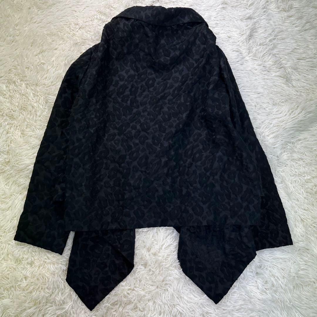 極美品✨ヴィヴィアンウエストウッド 変形ジャケット ケープ風 リボン ヒョウ柄
