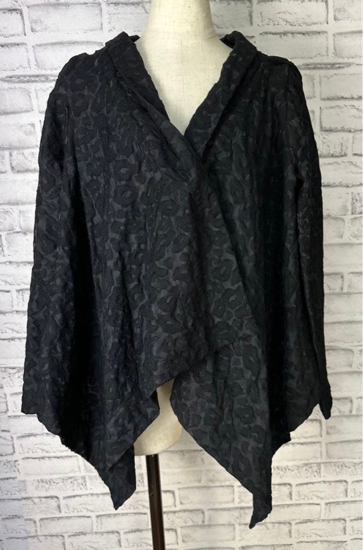 極美品✨ヴィヴィアンウエストウッド 変形ジャケット ケープ風 リボン ヒョウ柄