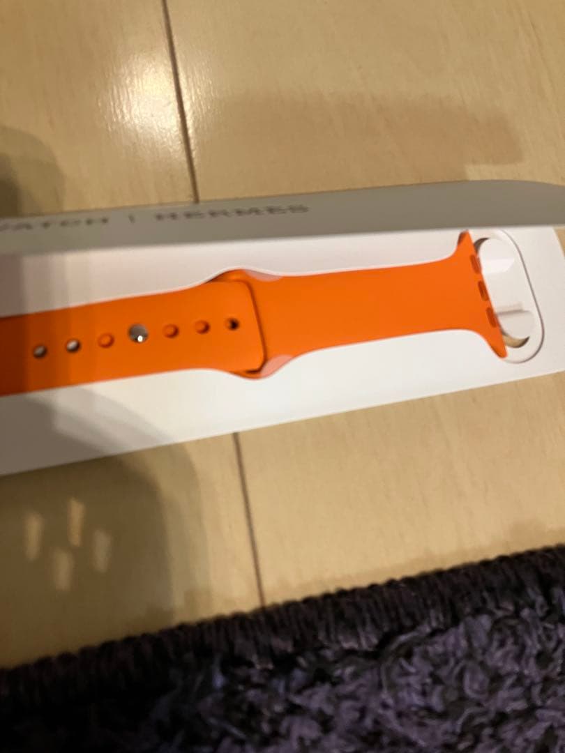 【早い者勝ち‼︎新品未使用‼︎】Apple Watch HERMES オレンジバンド
