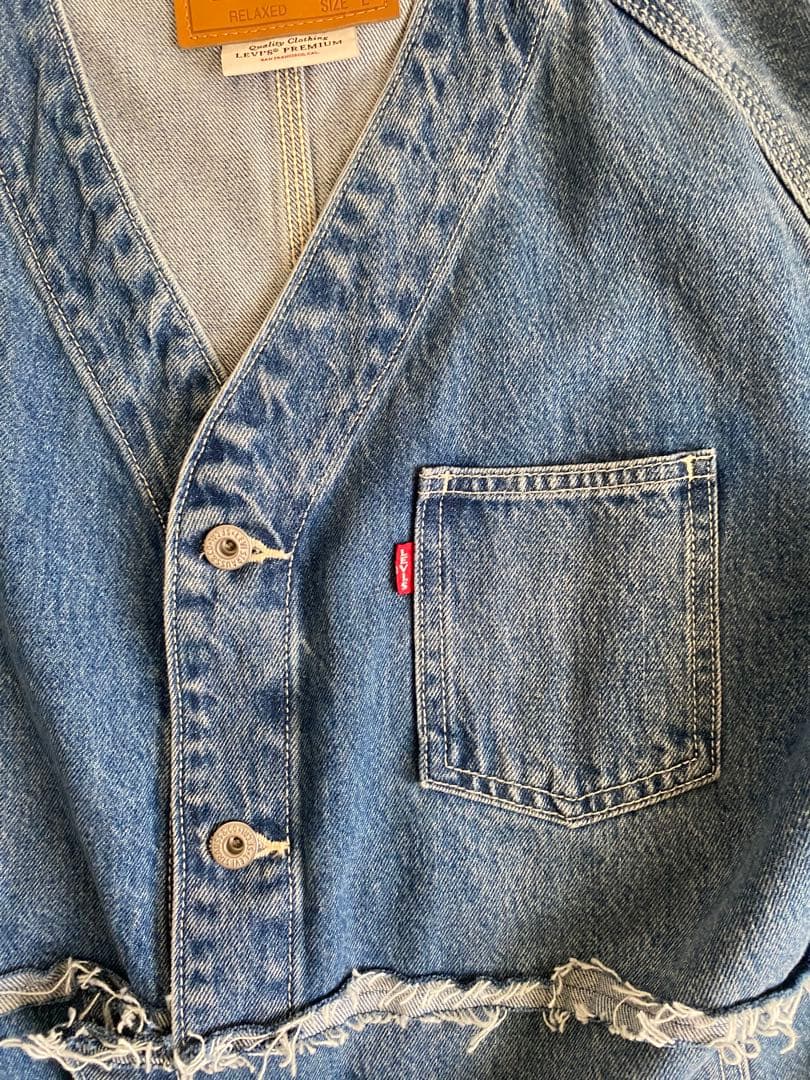 LEVI'S デニムカーディガン　カスタマイズ