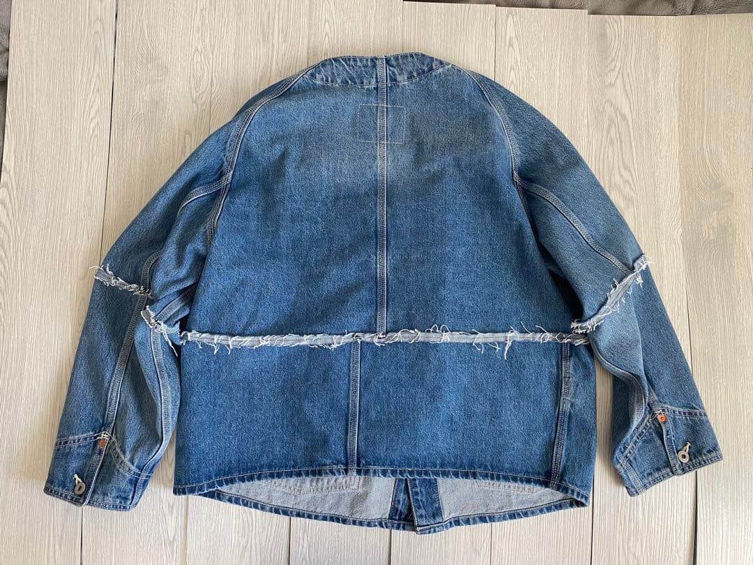 LEVI'S デニムカーディガン　カスタマイズ