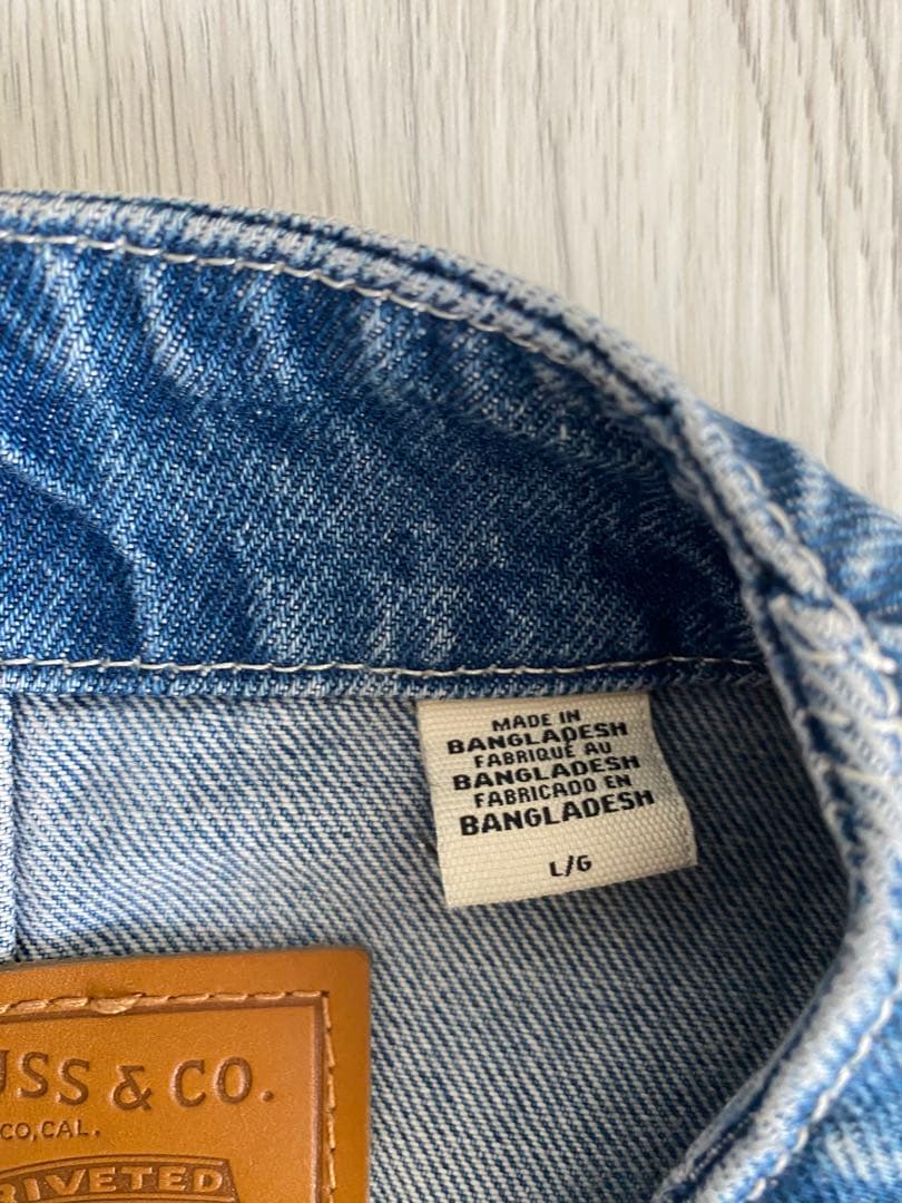 LEVI'S デニムカーディガン　カスタマイズ