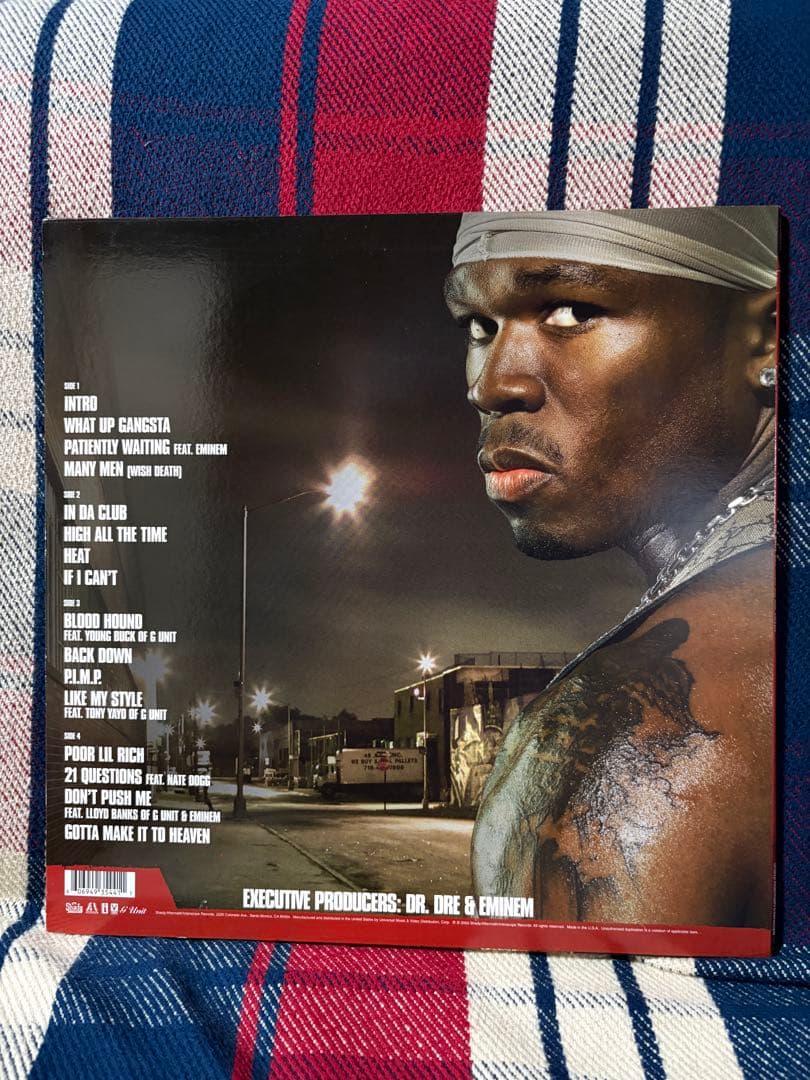 50CENT \"get rich or die tryin' \"オリジナル2LP