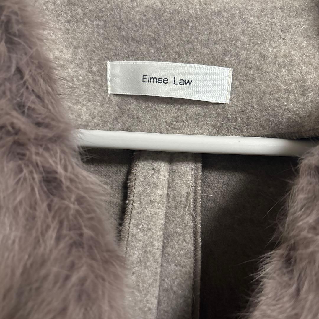 【お値下げ最終】Eimee Law ラビットファーロングジレ　38サイズ