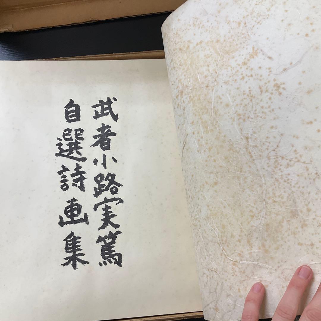 武者小路実篤　自選詩画集