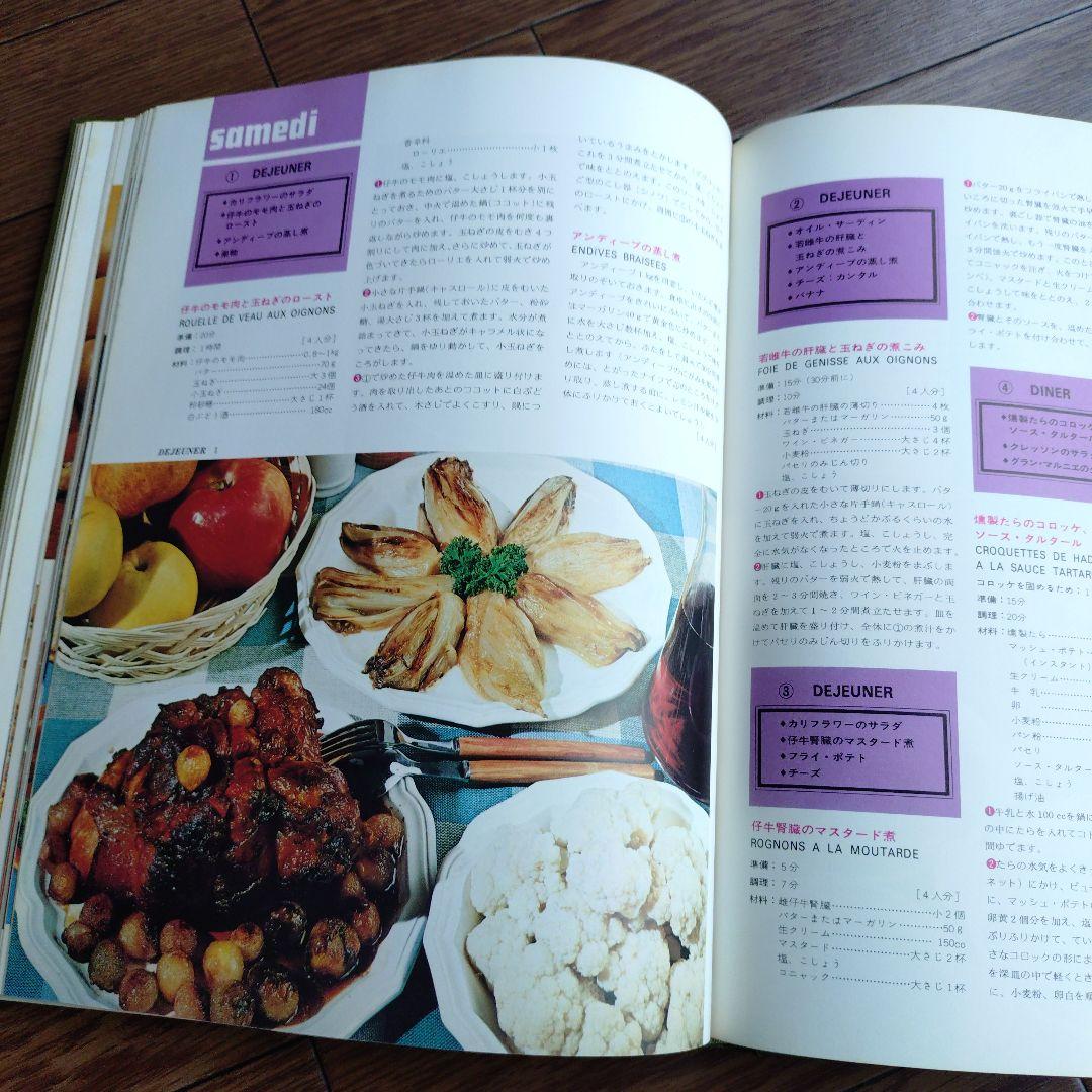 ミル・メニュー 現代フランス料理 大全集 全7巻 辻静雄 インテリア 洋書風