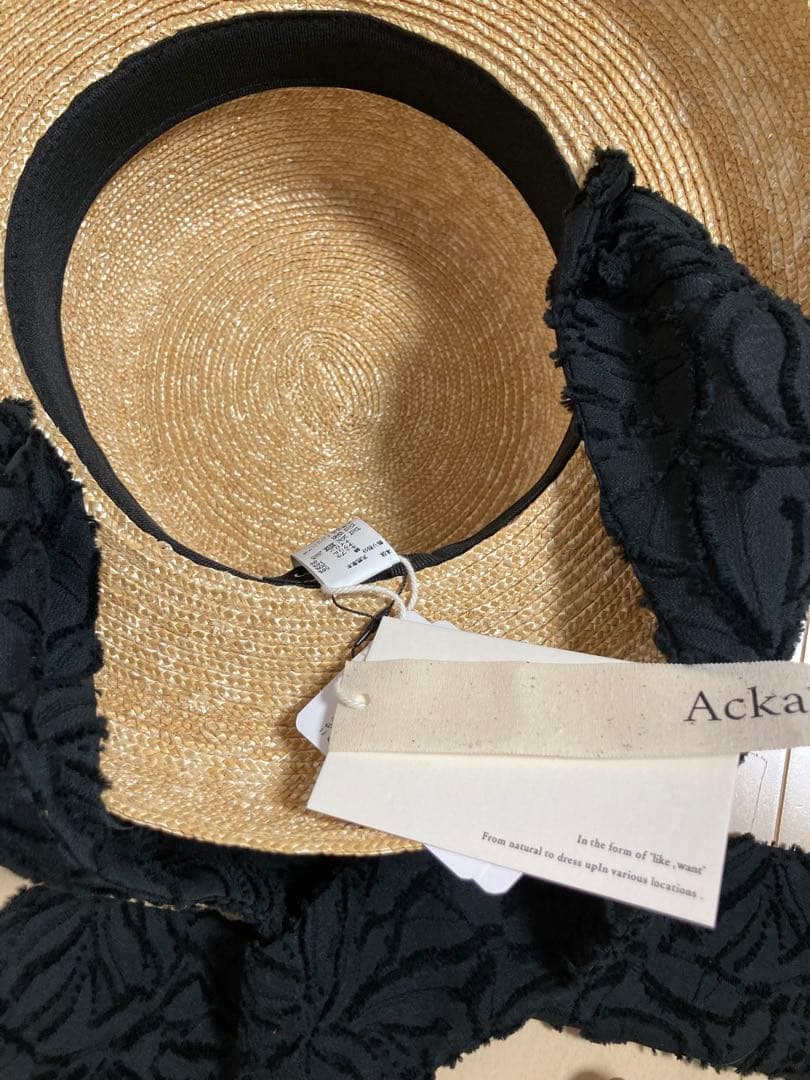 【CA4LA × Acka】scarf straw hat